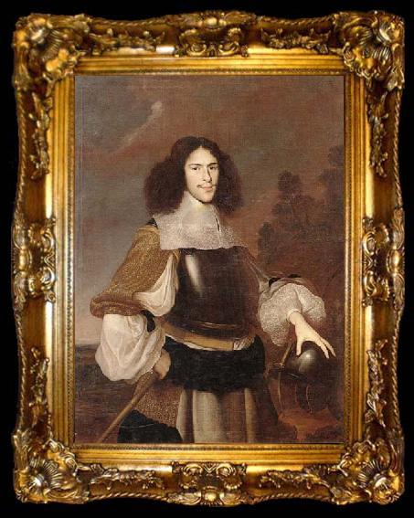 framed  unknow artist Portrait of gisberto pio di savoia,Three-quarter length standing, ta009-2